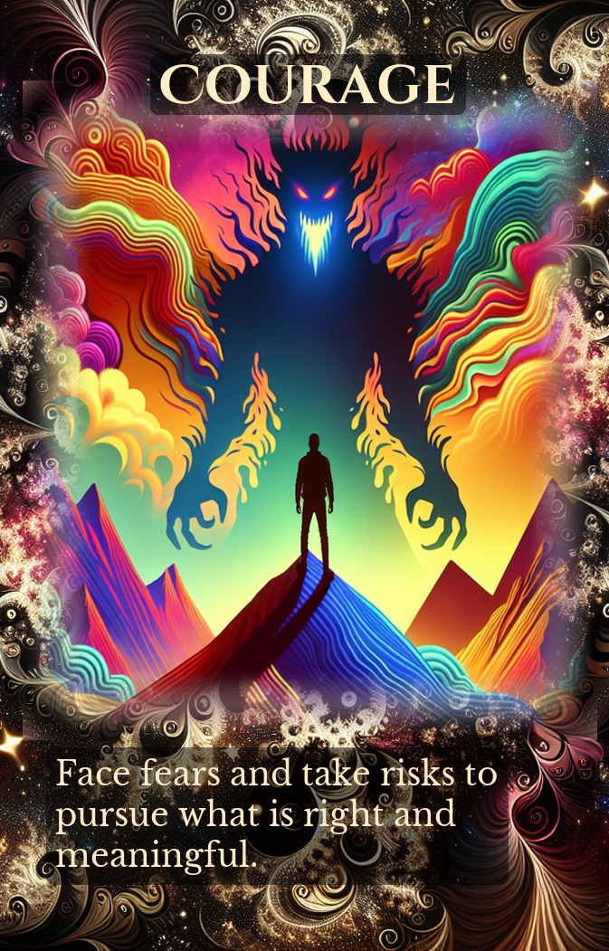 VAL card: Courage